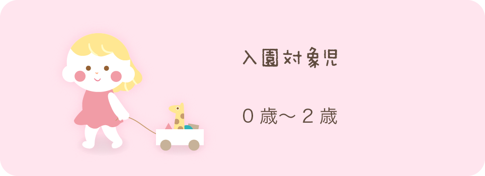 入園対象児　0歳～2歳